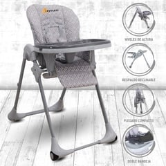 INFANTI - Silla de Comer Graduable Appetito Pattern