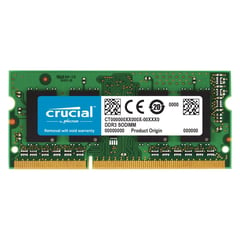 CRUCIAL - Crucial Memoria RAM 8GB DDR3L 1600 MHz SoDIMM PC3-12800 CT102464BF160B