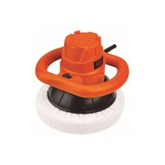 BLACK+DECKER - Pulidora orbital de 10" 120 w + 3 bonetes wp1200 b&d