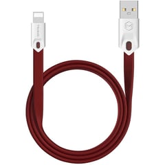 MCDODO - Paquete de 3 Cables iPhone Ultra Plano 1m Rojo CA-0314