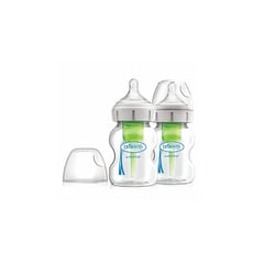 DR BROWNS - Set x2 Biberones Boca Ancha Vidrio 5oz