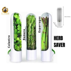 GENERICO - Pack x3 Conservador de hierbas verduras Herb Saver