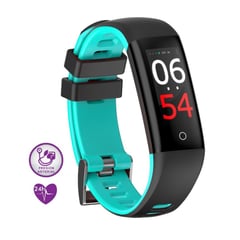 LEOTEC - PULSERA INTELIGENTE FASHION HEALTH CYAN