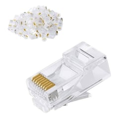 GENERICO - CONECTORES RJ45 CAT 5 X 100UN