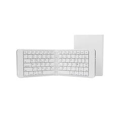 LEOTEC - TECLADO MINI BLUETOOTH PLEGABLE BLANCO