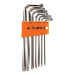 TRUPER - Juego torx x 7 pzas largas t10-t40 15553