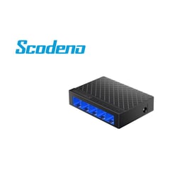 SCODENO - Switch s200-5gs 5x10/1000m negro