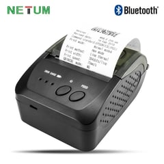NETUM - Mini Impresora Ticketera 58mm Bluetooth Portátil