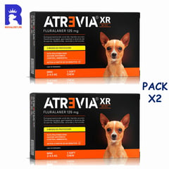 ATREVIA - Antipulgas Para Perro XR Mini 125mg 2- 4.5 kgPack x2