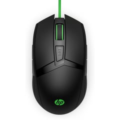 HP - Pavilion Gaming Mouse 300 Negro/Verde - 4PH30AA#ABL