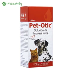 DRAG PHARMA - Pet-Otic - Solución De Limpieza Ótica - Perros Y Gatos