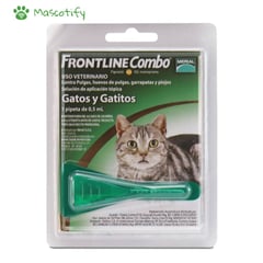 FRONTLINE - Combo Cat Pipeta Antipulgas Para Gatos 05Ml