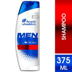 HEAD AND SHOULDERS - Head Shoulders Shampoo para Hombre Men Old Spice 375ml.