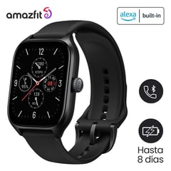 AMAZFIT - Smartwatch Gts 4 Negro - Llamadas + Resistente Al Agua + Gps