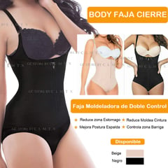 GENERICO - FAJA POSTPARTO MUJER BODY CIERRE MOLDEA COMPRIME OFICINA FIESTA EVENTO