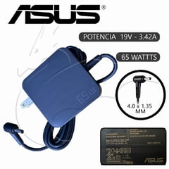 ASUS - CARGADOR 19V 3.42A 65W 4.01.35MM PUNTA DELGADA