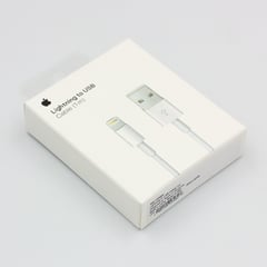 APPLE - Cable Lightning a USB 1M para iPhone Original + Protectores Gratis