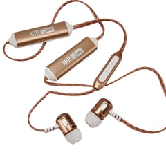 ALTEC LANSING - Auriculares Bluetooth de Aluminio In-Dorado - MZX148