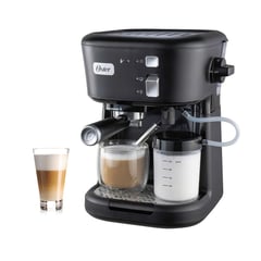 OSTER - Cafetera Espresso Capuccino BVSTEM5501B 15 bares