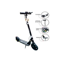 OKA - Scooter de Aluminio JUVENIL Black