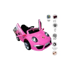 PORSCHE - Carro a Batería Licenciado Para Niños « 911» Pink