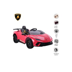 LAMBORGHINI - Carro a batería para Niños HURACAN Red Licenced