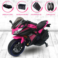 NINJA - Moto a Batería PINK