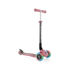 GLOBBER - Scooter Primo Plegable LED Rosado Pastel