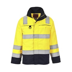 PORTWEST - Chaqueta Ignifuga De Alta Visibilidad 13.6 CAL/CM2 fr61 Amarillo Talla L