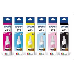 EPSON - Kit tintas originales 673 cyan magenta yellow black