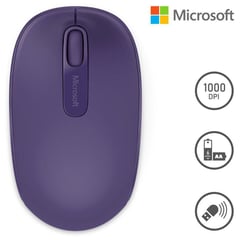 MICROSOFT - Mouse Microsoft Mobile 1850 Wireless Morado