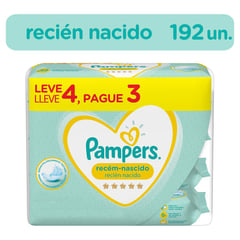 PAMPERS - Toallitas Húmedas Recién Nacido 192 unidades