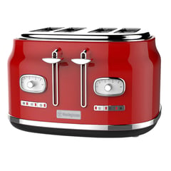 WESTINGHOUSE - Tostadora 4 rebanadas Retro WH rojo