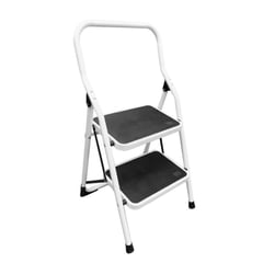 WOLFOX - Escalera Taburete 2 Escalones 90 Kg Tipo III WF9732