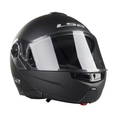 LS2 - Casco Moto Articulado Strobe FF325 Talla L NegroBrilloso