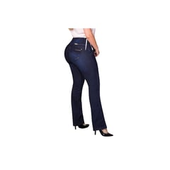 T&T JEANS - Jean clasico dama push up colombiano violeta