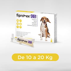 FIPRONEX - ANTIPULGAS PARA PERROS G5 DROP ON CJA 5 PIP X 3 ML (10-20KG)