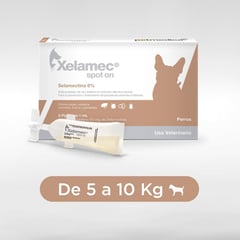 XELAMEC - ANTIPULGAS PARA PERROS Y GATOS SPOT ON - DE 5KG a 10KG