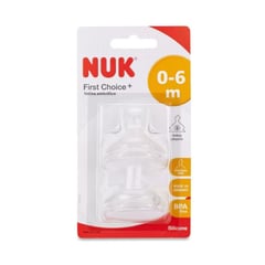 NUK - Tetina Silicona Para Agua First Choice Talla S 0-6 meses