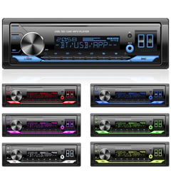 TREVELY - Autoradio AU-0635E Bluetooh 50W 7 colores