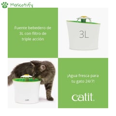 CATIT - Fuente Bebedero Para Gatos Flower Fountain