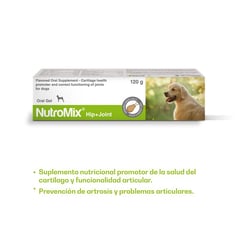 NUTROMIX - VITAMINA SUPLEMENTO PARA PERROS HIP + JOINT X 120 G