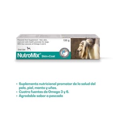 NUTROMIX - VITAMINA SUPLEMENTO PARA PERROS SKIN + COAT X 120 G