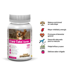 CANI TABS - VITAMINA SUPLEMENTO PARA PERROS DAILY MULTI SENIOR X 100 TAB