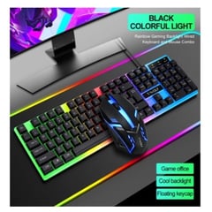 TWOLF - Teclado gamer rgb combo 2 en 1 , teclado + mouse. tf230 -