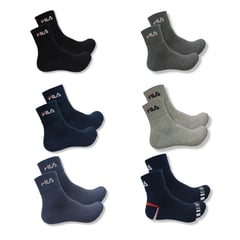 FILA - Medias Tobilleras - Pack De 6 Pares