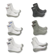 FILA - Medias Tobilleras - Pack De 6 Pares