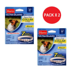 HARTZ - Ultra Guard Collar Antipulgas Reflecti Adulto Pack x 2