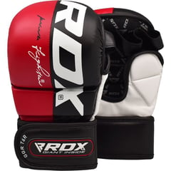 RDX - T6 GUANTES MMA DE SPARRING ROJO-M