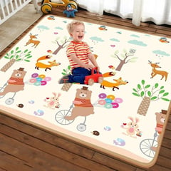 GENERICO - Piso bebe térmico alfombra educativa 180 x 120cm